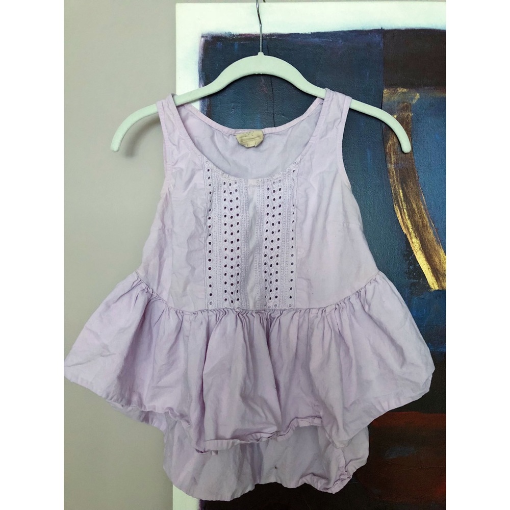 delicate purple tank top